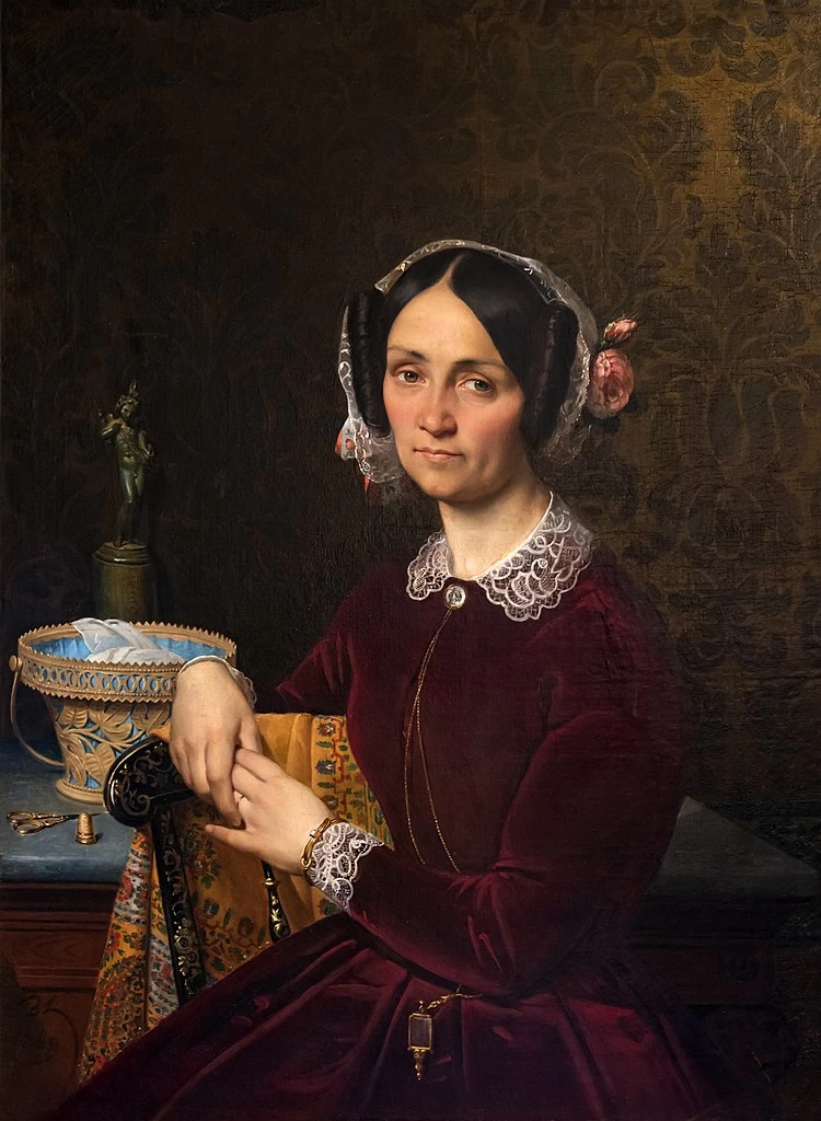 Ritratto di Madame Blondel 1849 - Museo delle Belle Arti di Agen